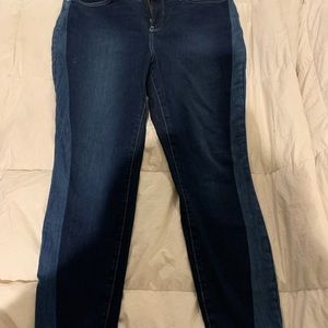 NYDJ crop/ankle jeans. size 14